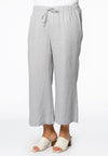 Trousers cropped LINEN - grey - #2