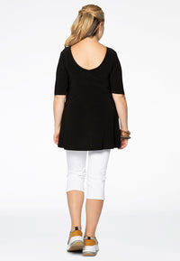 Tee-shirt décolleté dos plongeant DOLCEShirt deep back DOLCE - black - #3