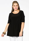 Tee-shirt décolleté dos plongeant DOLCEShirt deep back DOLCE - black - #1
