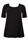 Tee-shirt décolleté dos plongeant DOLCEShirt deep back DOLCE - black - #4