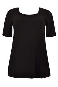 Tee-shirt décolleté dos plongeant DOLCEShirt deep back DOLCE - black - #4