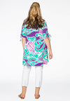 Tunic wide bottom SWIRL - purple - #3