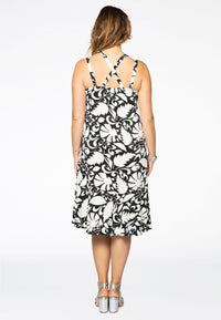 Dress frill PAISLEY FLOWER - white - #3