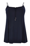 Débardeur spaghetti à encolure ronde DOLCESinglet flare spaghetti DOLCE - blue - #4
