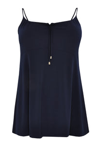 Débardeur spaghetti à encolure ronde DOLCESinglet flare spaghetti DOLCE - blue - #4
