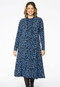 Dress-blouse MILLEFLEUR - blue - #2