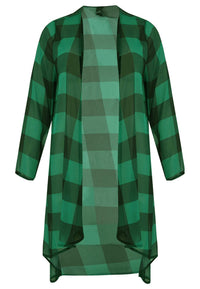 Cardigan-blouse CARREAU - green - #4