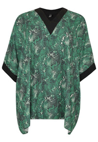 Tunic square SNAKE - green - #4