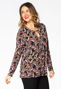 Shirt relax PAISLEY - black - #2