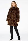 Manteau en fausse fourrure BROWN LEOPARDCoat fake fur BROWN LEOPARD - brown - #2