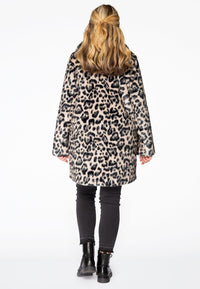Manteau en fausse fourrure LEOPARDCoat fake fur LEOPARD - grey - #3