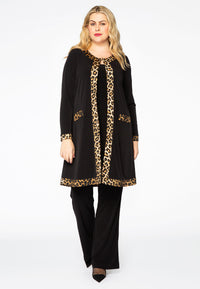 Cardigan leopard / uni DOLCE - black - #1