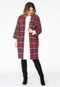 Cardigan CHECK - red - #1