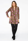 Tunic wide bottom LEO ROSE - brown - #1