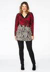 Tunic flare LEO TIGER - red - #1