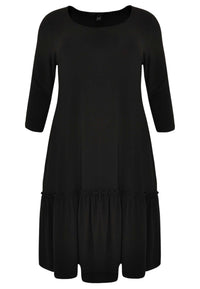 Dress a-symmetric DOLCE - black - #4
