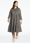 Dress pied de poule dolce - black - #1
