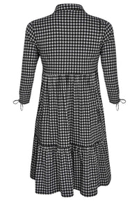 Dress pied de poule dolce - black - #5