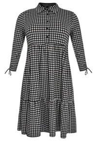 Dress pied de poule dolce - black - #4