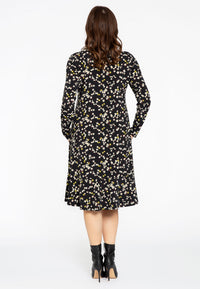 Dress frilled bottom DAISY - black - #3