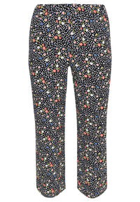 Trousers long FLOWER RAIN - black - #1
