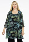 Tunic wide bottom TROPICOOL - black - #1