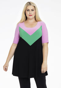 Tunic wide bottom COLOURBLOCK - multi - #2