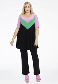 Tunic wide bottom COLOURBLOCK - multi - #1