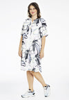 Dress grandad collar SPRING - ecru - #1