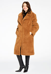 Coat TEDDY - brown - #1