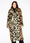 Manteau fausse fourrure LEOPARDCoat faux fur LEOPARD - brown - #2