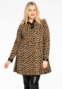 Tunic jacquard LEOPARD - brown - #2