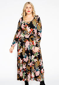 Dress with waistband TOKYO - black - #2