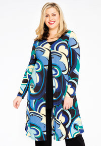 Cardigan A-line FUNK - black - #1