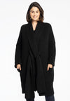Cardigan shawl collar - black