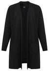 Cardigan with pockets - black - #4