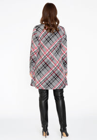 Tunic wide bottom CHECK - black - #3