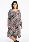 Dress A-line CHECK - black - #2
