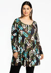 Tunic wide bottom AMY - black - #1