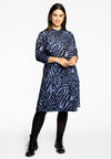 Jurk A-lijn met strass KAMEO - blue - #1