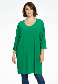 Tunic wide straight DOLCE - green - #1