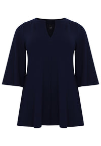 Tunic flare wide sleeves BUBLÉ - blue - #3