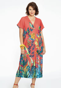 Dress wide GISELLE - red - #1