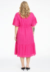 Dress broderie anglaise - pink - #3