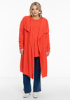 Cardigan drape neck cashmere - orange - #2