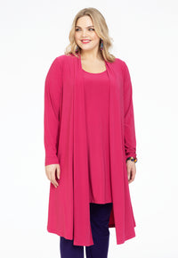 Cardigan pleated DOLCE - pink - #1