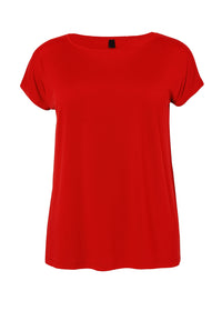 T-shirt cap sleeves DOLCE - red - #2