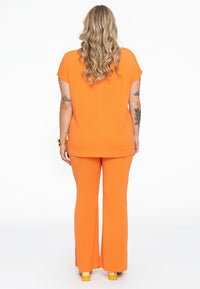 T-shirt cap sleeves DOLCE - orange - #3
