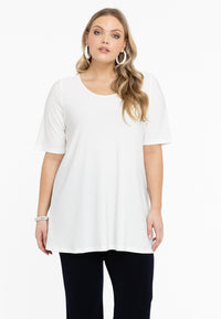 T-shirt coupe évasée DOLCETunic flare DOLCE - ecru - #1