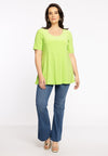T-shirt coupe évasée dolce - bright green